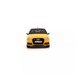 AUDI S1 SPORTBACK VEGAS YELLOW 2015 OttO mobile 1:18 Resinemodell (Türen, Motorhaube... nicht zu öffnen!)